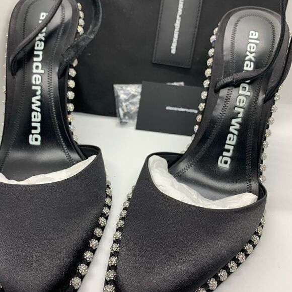 ❤️SOLD❤️Alexander Wang studded Black Slingbacks - Picture 7 of 10